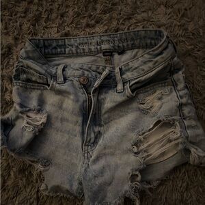 American Eagle Distressed Denim Shorts